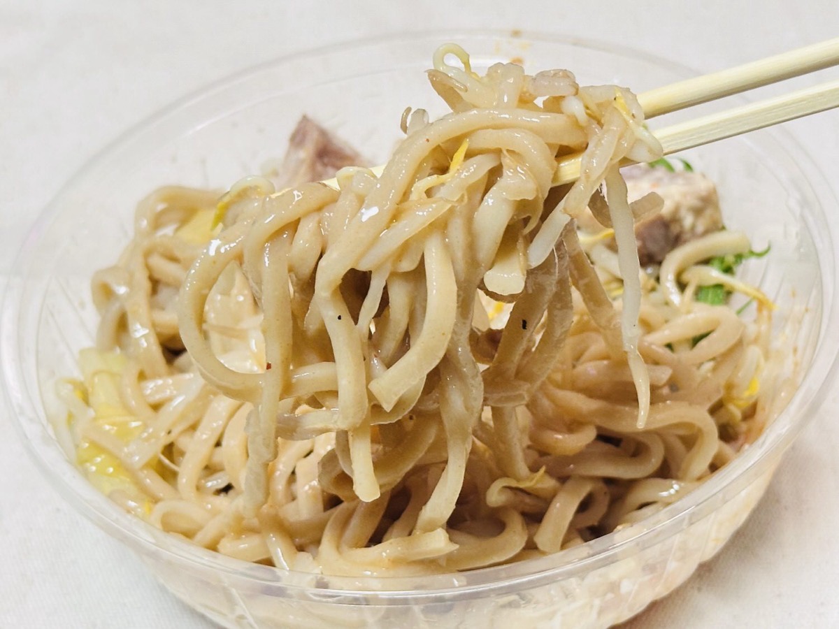 セブンイレブン 中華蕎麦とみ田監修 冷し豚まぜ麺 034.
