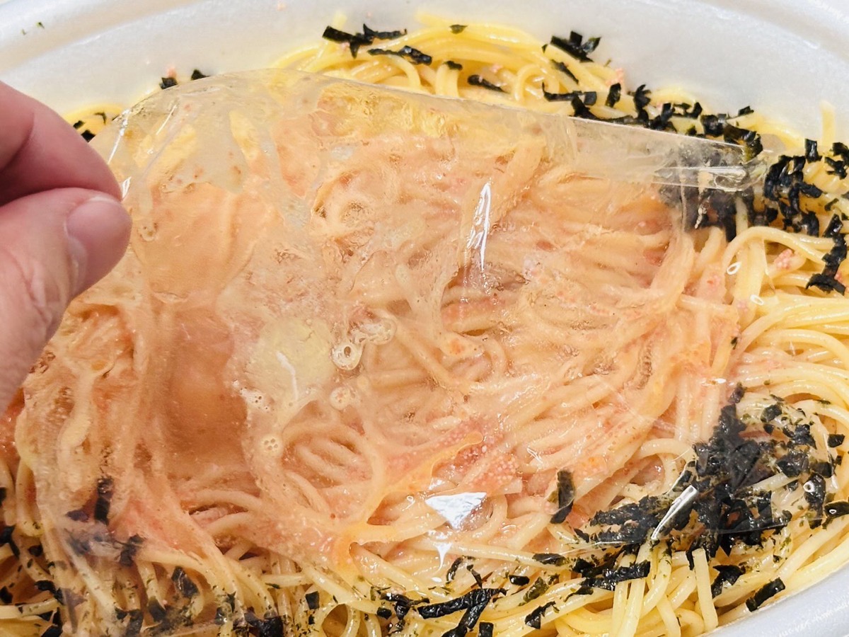 ファミリーマート 大盛 明太子スパゲティ 013.