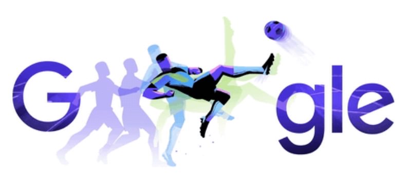 Google logo The Art of the Bicycle Kick.