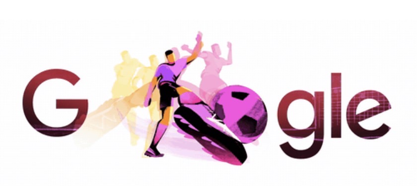 Google logo volley.