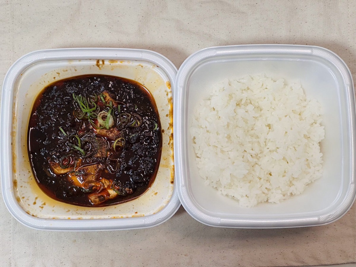 松屋 黒麻婆豆腐定食 016.