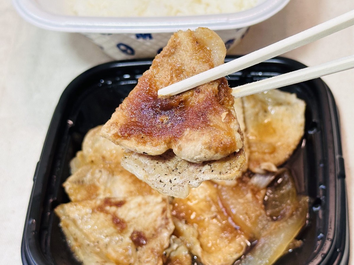 松屋 生姜焼き定食 017.