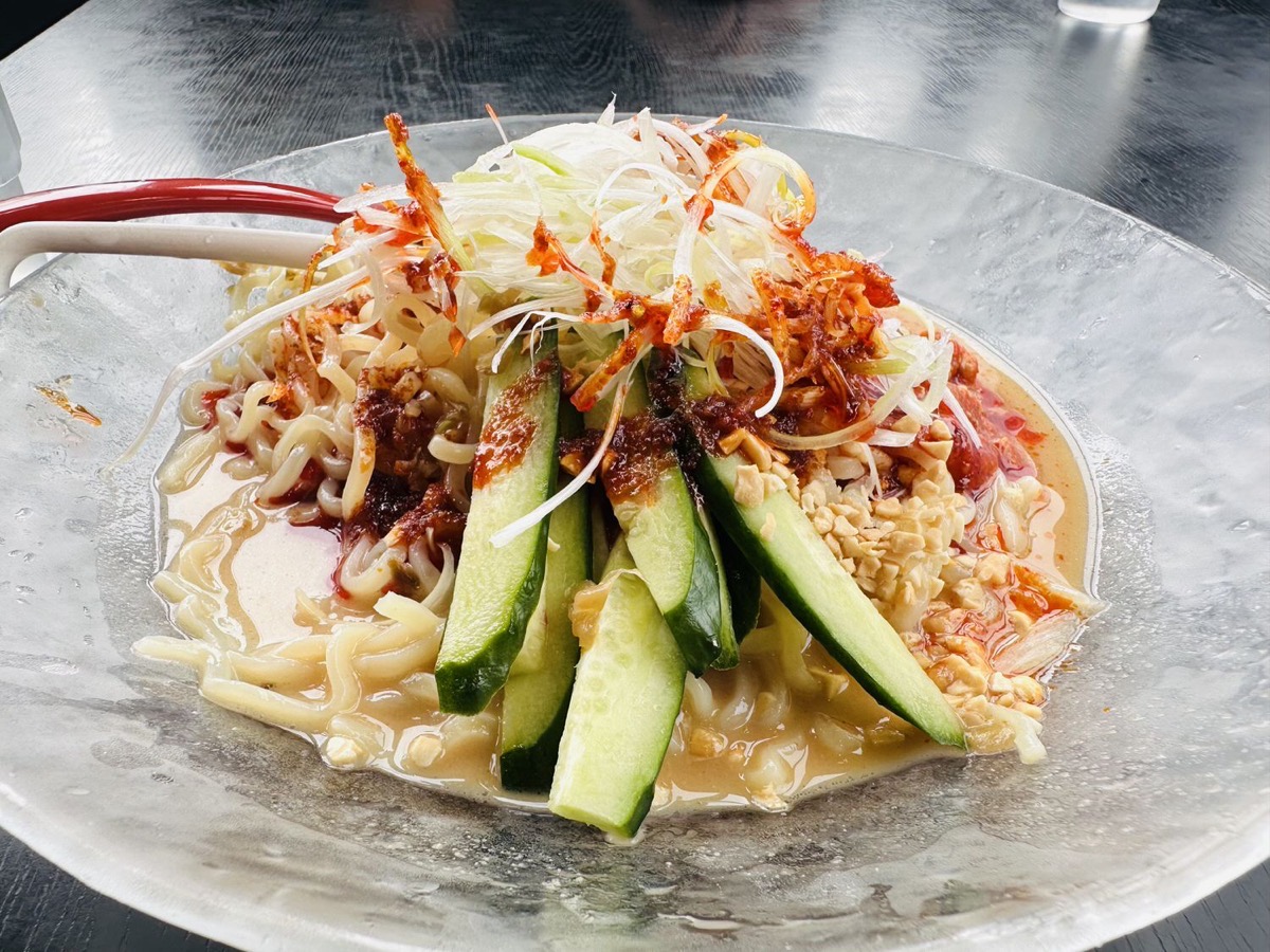 幸楽苑 冷し麻辣担担麺 004.