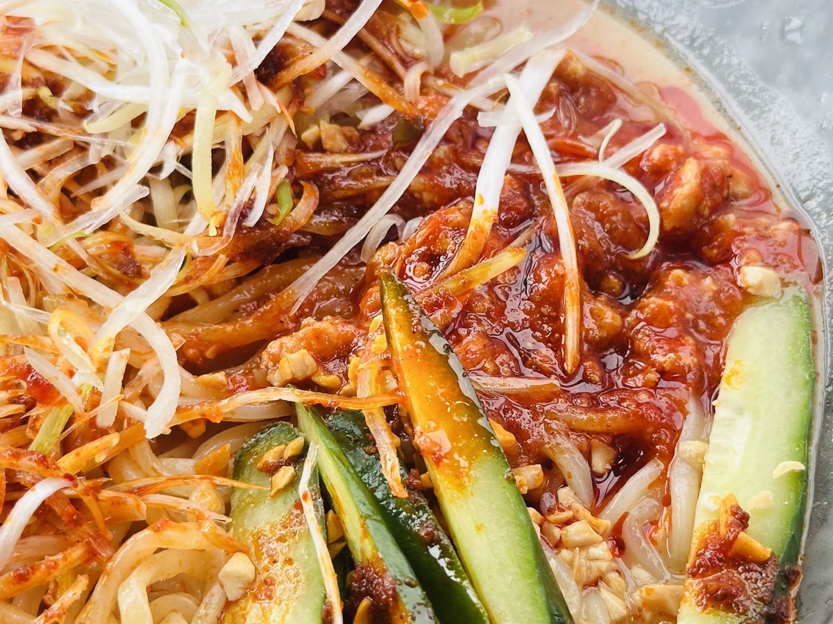 幸楽苑 冷し麻辣担担麺 007.