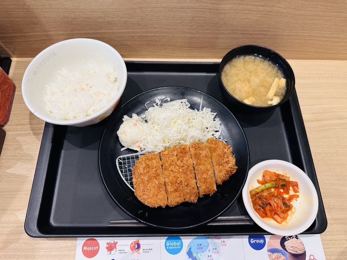 松のや 得朝ロースかつ定食 001.