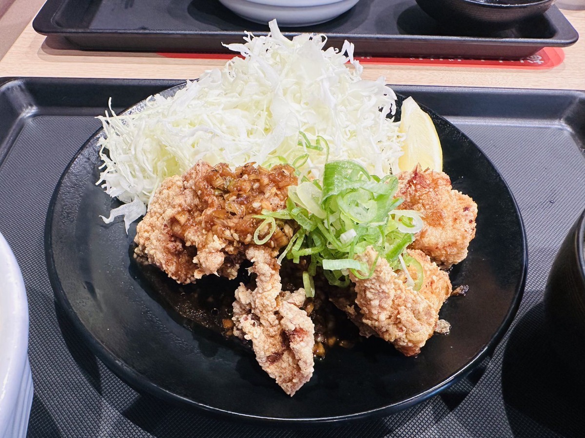 松のや 油淋鶏定食 005.