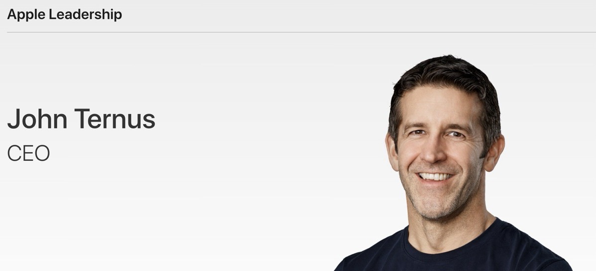 Apple ceo john ternus.