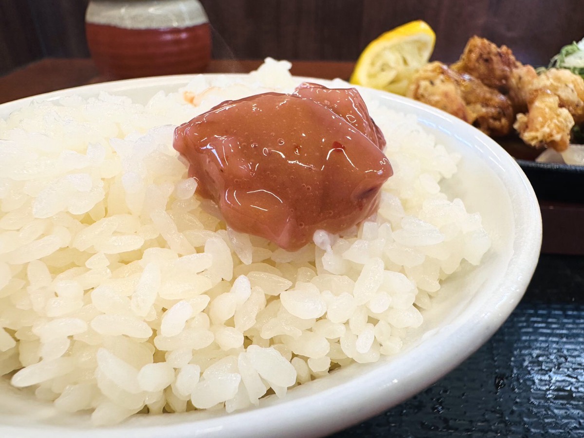 からやま 黒胡椒とり天のレモンステーキ定食 015.