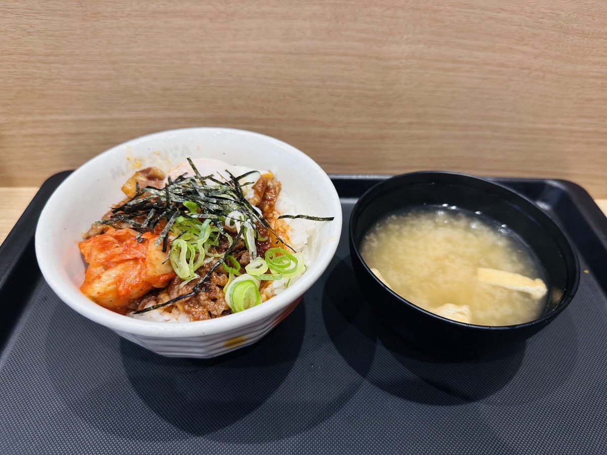 松屋 牛ビビン丼 001.