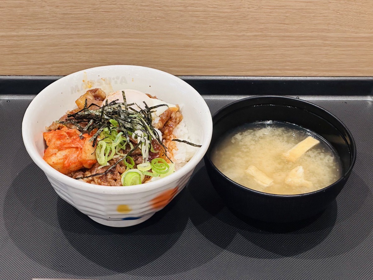 松屋 牛ビビン丼 005.