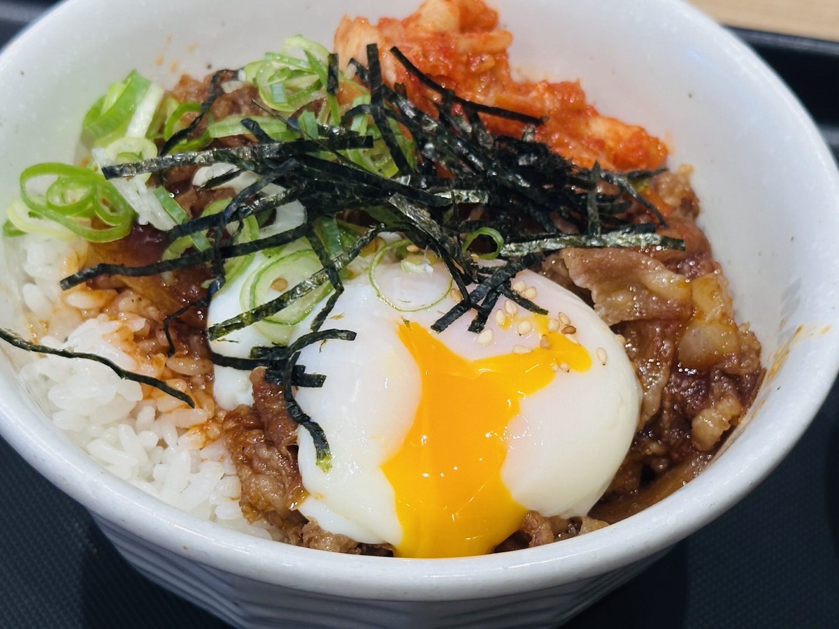 松屋 牛ビビン丼 006.