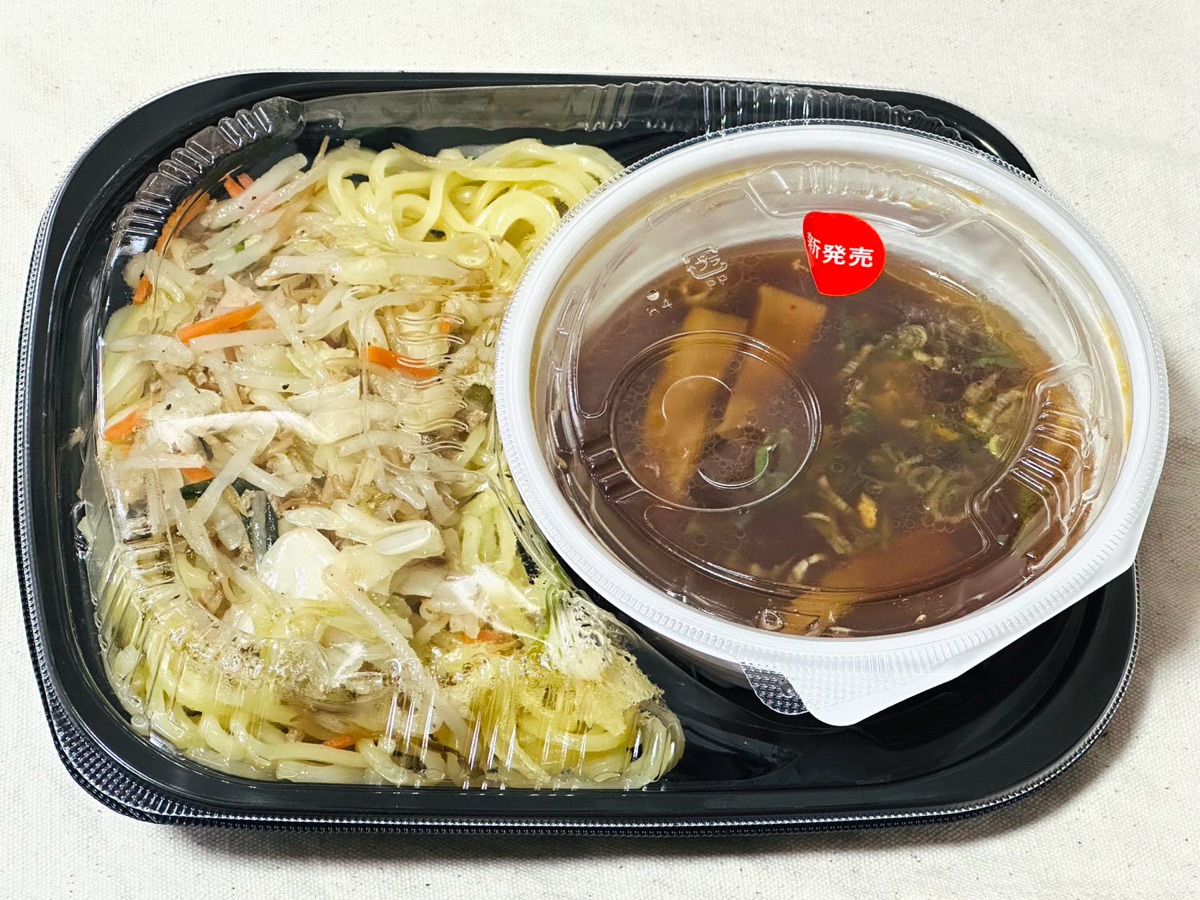 セブンイレブン 中華蕎麦とみ田監修 炒め野菜盛りつけ麺 013.
