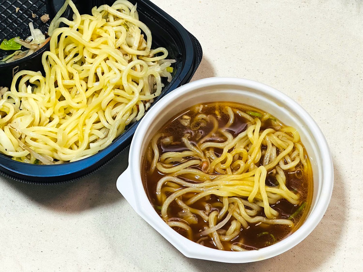 セブンイレブン 中華蕎麦とみ田監修 炒め野菜盛りつけ麺 034.