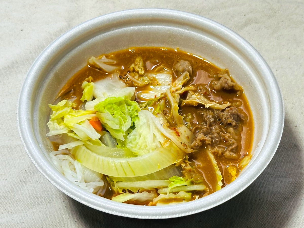 すき家 牛・胡麻麻辣湯鍋定食 007.